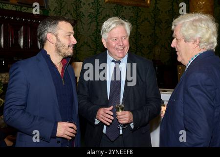 Giles Coren, Nick Newman & James Hughes-Onslow , The Oldie of the Year 2024 20-11-24 Stockfoto