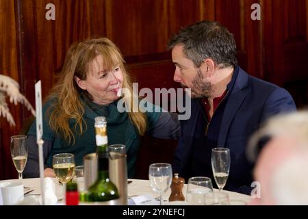 Mary Killen & Giles Coren, der Oldie des Jahres 2024 20.11.24 Stockfoto