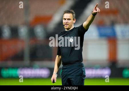 Volendam, Niederlande. November 2024. VOLENDAM, NIEDERLANDE - 25. NOVEMBER 2024: Während des niederländischen Keuken Kampioen Divisie-Spiels zwischen dem FC Volendam und Jong Ajax im Kras Stadion am 25. November 1999 in Volendam, Niederlande. (Foto von Jan Mulder/Orange Pictures) Credit: Orange Pics BV/Alamy Live News Stockfoto