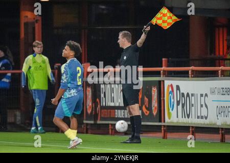 Volendam, Niederlande. November 2024. VOLENDAM, NIEDERLANDE - 25. NOVEMBER 2024: Während des niederländischen Keuken Kampioen Divisie-Spiels zwischen dem FC Volendam und Jong Ajax im Kras Stadion am 25. November 1999 in Volendam, Niederlande. (Foto von Jan Mulder/Orange Pictures) Credit: Orange Pics BV/Alamy Live News Stockfoto