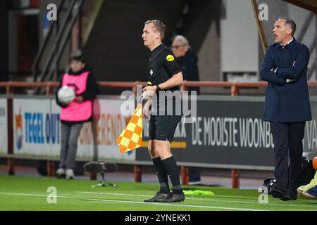 Volendam, Niederlande. November 2024. VOLENDAM, NIEDERLANDE - 25. NOVEMBER 2024: Während des niederländischen Keuken Kampioen Divisie-Spiels zwischen dem FC Volendam und Jong Ajax im Kras Stadion am 25. November 1999 in Volendam, Niederlande. (Foto von Jan Mulder/Orange Pictures) Credit: Orange Pics BV/Alamy Live News Stockfoto
