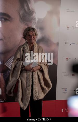 Turin Italien - die Eröffnungszeremonie des 42. Torino Film Festivals 2024 am 22. November 2024. In das Bild Evelina Christillin, Präsidentin des Ägyptischen Museums Stockfoto