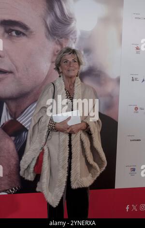 Turin Italien - die Eröffnungszeremonie des 42. Torino Film Festivals 2024 am 22. November 2024. In das Bild Evelina Christillin, Präsidentin des Ägyptischen Museums Stockfoto