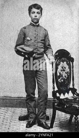 Cadet L.Frank Baum 1868. Stockfoto