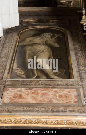 Caliari P. il Veronese (1559-1560), Monocromo con San Girolamo, Triveneto. Stockfoto