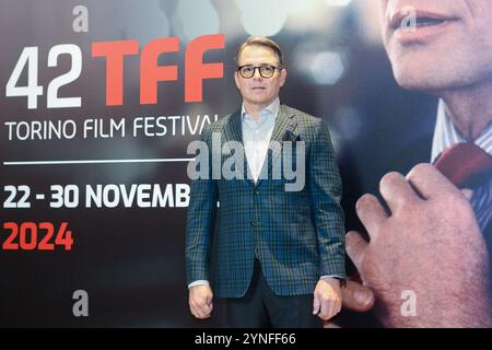 Turin, Italien. November 2024. Matthew Broderick nimmt am Fotoruf „Stelle della Mole“ während des 42. Torino Film Festivals in der Aula Magna Cavallerizza reale in Turin Teil. (Credit Image: © Elena Vizzoca/SOPA Images via ZUMA Press Wire) NUR REDAKTIONELLE VERWENDUNG! Nicht für kommerzielle ZWECKE! Stockfoto