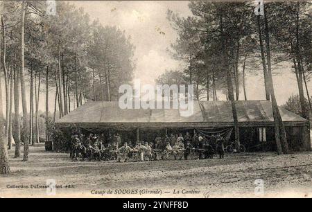 Camp de Saint-Médard - Cantine 4. Stockfoto