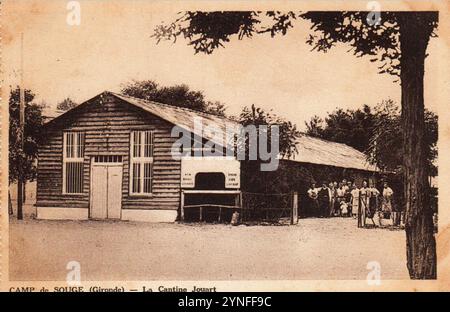 Camp de Saint-Médard - Cantine 5. Stockfoto