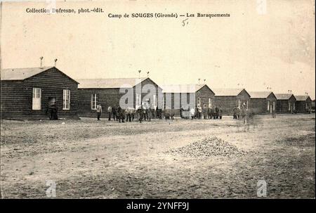 Camp de Saint-Médard - Barraquements 2. Stockfoto