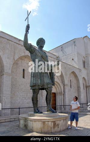 Der Koloss von Barletta, Barletta, Provinz Barletta-Andria-Trani, Apulien Region, Italien Stockfoto