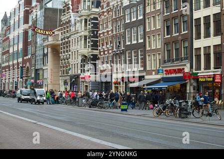 AMSTERDAM, NIEDERLANDE - 30. SEPTEMBER 2017: Auf der Danmark Street Stockfoto