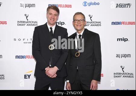 New York, USA. November 2024. Teilnahme an den 52. International Emmy Awards im New York Hilton, New York, NY, 25. November 2024. (Foto: Anthony Behar/SIPA USA) Credit: SIPA USA/Alamy Live News Stockfoto