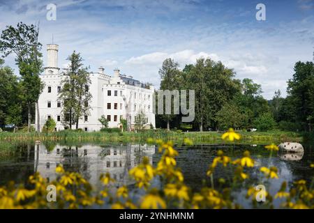 Schoss Fischbach, Schloss Karpniki, Jelenia Gora, Hirschberger Tal, Niederschlesien, Polen Stockfoto