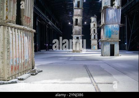 Pirelli HangarBicocca, die sieben himmlischen Paläste, Anselm Kiefer Stockfoto