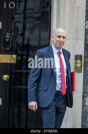 London, Großbritannien. November 2024. John Healey, Verteidigungsminister, bei einer Kabinettssitzung in der Downing Street 10 London. Quelle: Ian Davidson/Alamy Live News Stockfoto