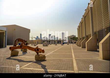 Außenausstellungsbereich des Bahrain National Museum in Manama Stockfoto