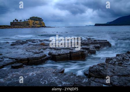 Australien, Tasmanien, Eaglehwk Neck, Forestier Peninsula, Tessellierter Pflaster Stockfoto