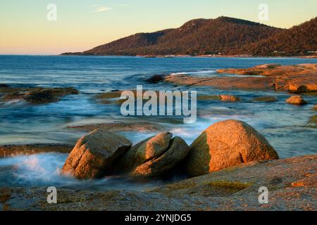 Australien, Tasmanien, Ostküste, Bicheno, Küste Stockfoto