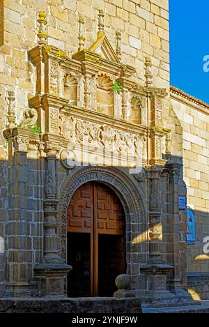 Kirche, Parroquia la Asunción de Nuestra Señora, Portal Stockfoto