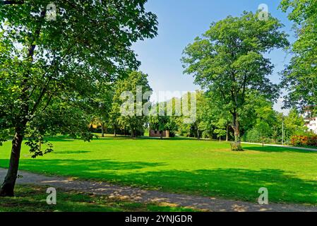 Carl-Benz-Park, Carl Benz, 1844 - 1929 Stockfoto