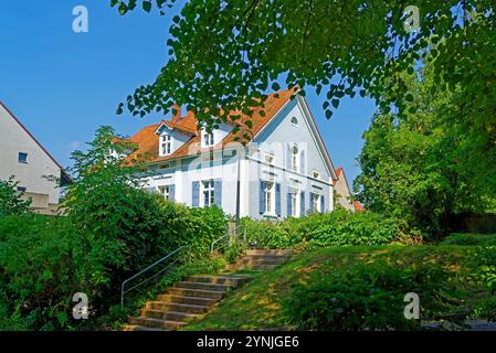 Carl-Benz-Park, Carl Benz, 1844 - 1929 Stockfoto