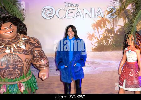 Pamela Camassa bei der Premiere des Animationsfilms 'Oceania 2 / Vaiana 2 / Moana 2' im Space Cinema Moderno. Rom, 25.11.2024 Stockfoto