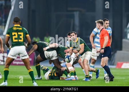 Santiago Del Estero, Argentinien. September 2024. Cobus Reinach von Springboks wurde während des Rugby-Meisterschaftsspiels zwischen Argentinien und Südafrika im Estadio Madre de Ciudades gesehen. Endpunktzahl; Argentinien 29:28 Südafrika (Foto: Cesar Heredia/SOPA Images/SIPA USA) Credit: SIPA USA/Alamy Live News Stockfoto