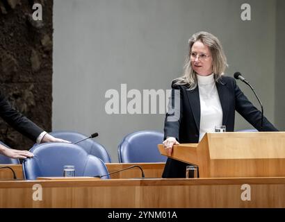DEN HAAG - Fleur Agema, Minister für Gesundheit, Wohlfahrt und Sport, während der wöchentlichen Fragestunde im Repräsentantenhaus. ANP REMKO DE WAAL niederlande raus - belgien raus Stockfoto