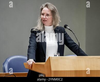 DEN HAAG - Fleur Agema, Minister für Gesundheit, Wohlfahrt und Sport, während der wöchentlichen Fragestunde im Repräsentantenhaus. ANP REMKO DE WAAL niederlande raus - belgien raus Stockfoto