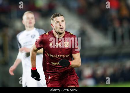 Krakau, Polen. November 2024. Imad Rondic von Widzew Lodz wurde während des Fußballspiels BP Ekstraklasa 2024/2025 zwischen Puszcza Niepolomice und Widzew Lodz im Cracovia Stadion gesehen. Endpunktzahl: Puszcza Niepolomice 2:0 Widzew Lodz. (Foto: Grzegorz Wajda/SOPA Images/SIPA USA) Credit: SIPA USA/Alamy Live News Stockfoto