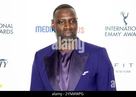 Omar Sy bei der Verleihung der 52. International Emmy Awards 2024 im New York Hilton Hotel. New York, 25.11.2024 Stockfoto