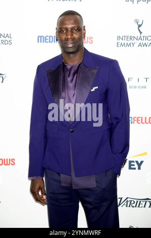 Omar Sy bei der Verleihung der 52. International Emmy Awards 2024 im New York Hilton Hotel. New York, 25.11.2024 Stockfoto