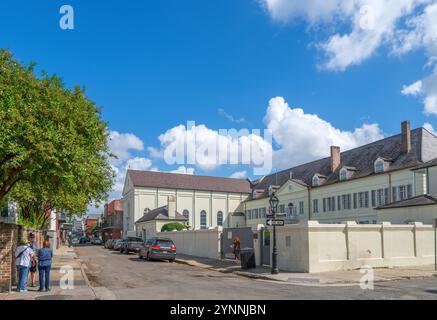 Old Ursuline Convent Museum, Chartres Street, French Quarter, New Orleans, Louisiana, USA Stockfoto