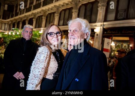 Torino, Italien. November 2024. Ornella Muti und Michele Placido posieren vor dem Fotoaufruf des Films “Romanzo Popolare” während des 42. Torino Film Festivals am 24. November 2024 in Turin. Italien - Nachrichten - Dienstag, 26. November 2024. (Foto: Marco Alpozzi/Lapresse) Credit: LaPresse/Alamy Live News Stockfoto