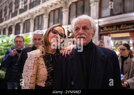 Torino, Italien. November 2024. Ornella Muti und Michele Placido posieren vor dem Fotoaufruf des Films “Romanzo Popolare” während des 42. Torino Film Festivals am 24. November 2024 in Turin. Italien - Nachrichten - Dienstag, 26. November 2024. (Foto: Marco Alpozzi/Lapresse) Credit: LaPresse/Alamy Live News Stockfoto