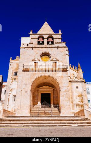 Die Kathedrale unserer Lieben Frau von der Himmelfahrt - Alte Kathedrale von Elvas. Elvas, Alentejo, Portugal, Europa Stockfoto