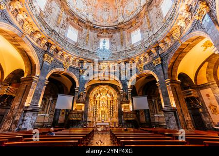 Das Innere der Basilika Loyola. Heiligtum von Ignatius von Loyola. Azpeitia, Guipúzcoa, País Vasco, Spanien, Europa Stockfoto