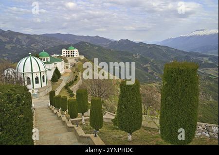 Teqja e Baba Aliut in Alipostivan, einem islamischen Kulturort Stockfoto