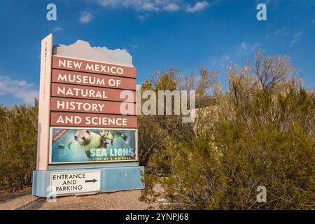 Albuquerque, NM, USA-7. Dezember 2022: New Mexico Museum of Natural History and Science Stockfoto