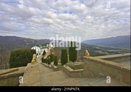 Teqja e Baba Aliut in Alipostivan, einem islamischen Kulturort Stockfoto