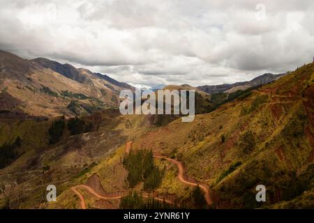 Atemberaubende Landschaft auf der Maragua Kraterwanderung in der Nähe von Sucre, Bolivien Stockfoto