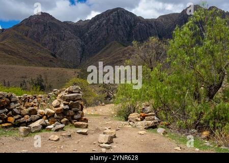 Atemberaubende Landschaft auf der Maragua Kraterwanderung in der Nähe von Sucre, Bolivien Stockfoto