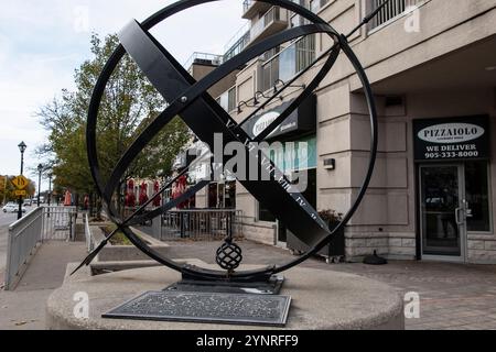 William Bunton Memorial an der Lakeshore Road im Zentrum von Burlington, Ontario, Kanada Stockfoto