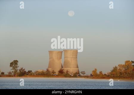 Herald, Kalifornien, USA. November 2024. Die Rancho Seco Nuclear Generating Station ist ein stillgelegtes Kernkraftwerk des Sacramento Municipal Utility District in Herald, Kalifornien. (Kreditbild: © David G. McIntyre/ZUMA Press Wire) NUR REDAKTIONELLE VERWENDUNG! Nicht für kommerzielle ZWECKE! Stockfoto