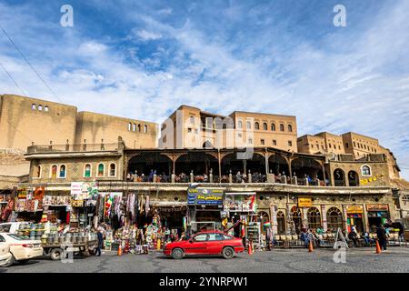 Erbil Zitadelle, Qalat, Hawler, Basar (Basar, Basar), Hauptstadt von Kurdistan, Erbil, Irak, Naher Osten, Asien Stockfoto