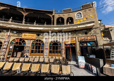 Chai Shop, in der Erbil Zitadelle, Qalat, Hawler, Hauptstadt von Kurdistan, Erbil, Irak, Naher Osten, Asien Stockfoto