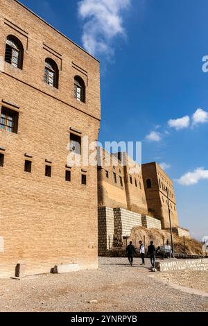 Erbil Zitadelle, Qalat, Hawler, historischer Hügel(Tell), Eingang, Haupttor, Hauptstadt von Kurdistan, Erbil, Irak, Naher Osten, Asien Stockfoto