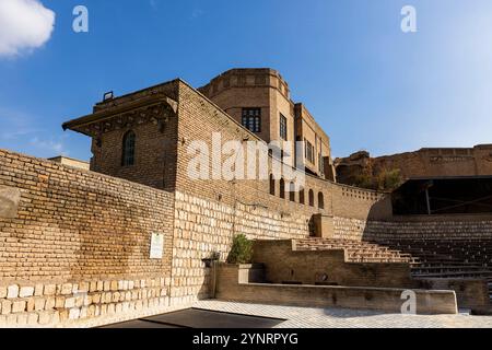 Erbil Zitadelle, Qalat, Hawler, Innere des Haupttors, Eingang, Haupttor, Hauptstadt Kurdistans, Erbil, Irak, Naher Osten, Asien Stockfoto