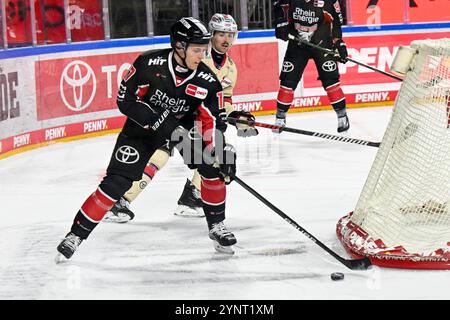 Eishockey DEL - 24/25 - 20. Spieltag: Kölner Haie vs Nürnberg Ice Tigers am 26.11.2024 in der LANXESS Arena in Köln Foto: Osnapix Stockfoto