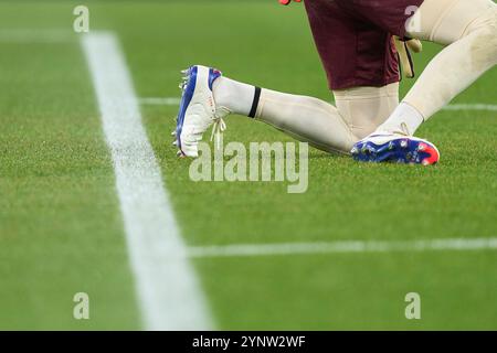 München, Deutschland. November 2024. Manuel NEUER, Torhüter FCB 1 beim warm-up in der Liga Phase MD5 Spiel FC BAYERN MÜNCHEN - PARIS SG 1-0 Fußball UEFA Champions League in der Saison 2024/2025 in München, 26. November 2024, FCB, 5. Spieltag, München Fotograf: ddp Images/STAR-Images Credit: ddp Media GmbH/Alamy Live News Stockfoto